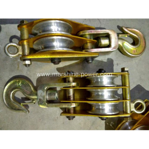 Double Sheave Hoisting Tackle Pulley Block